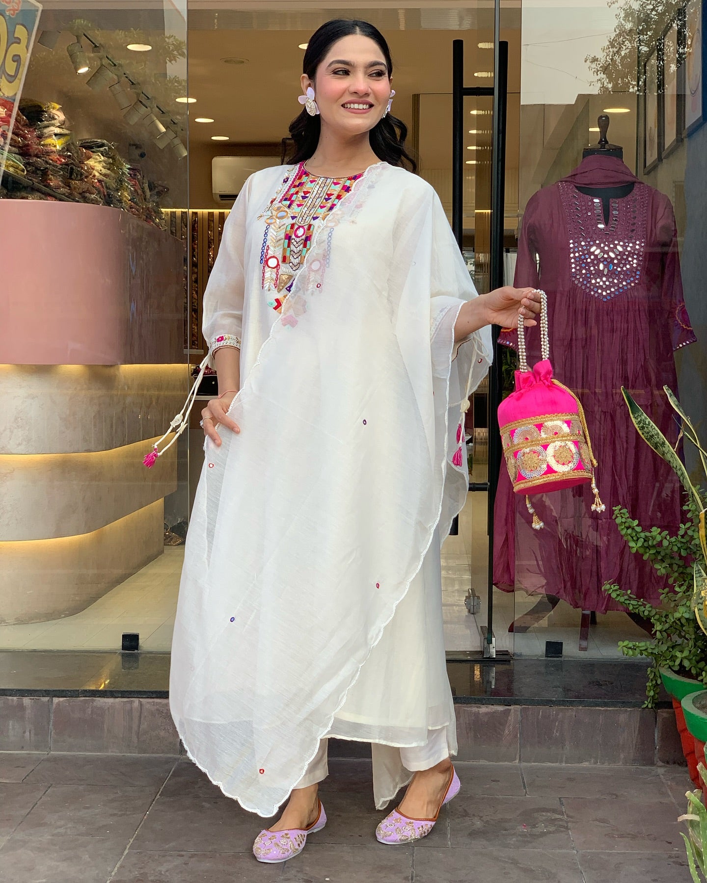 WOMEN ETHNIC KURTA SET