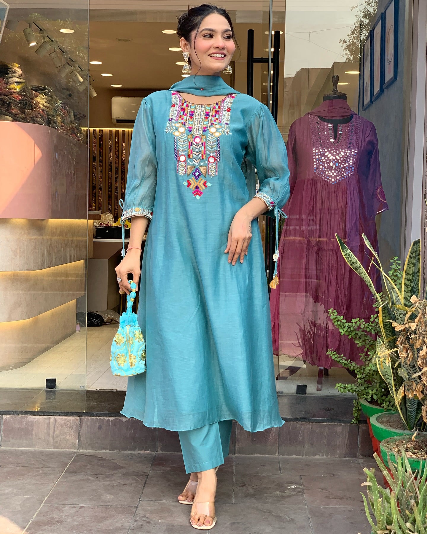 WOMEN ETHNIC STYLE KURTA SET