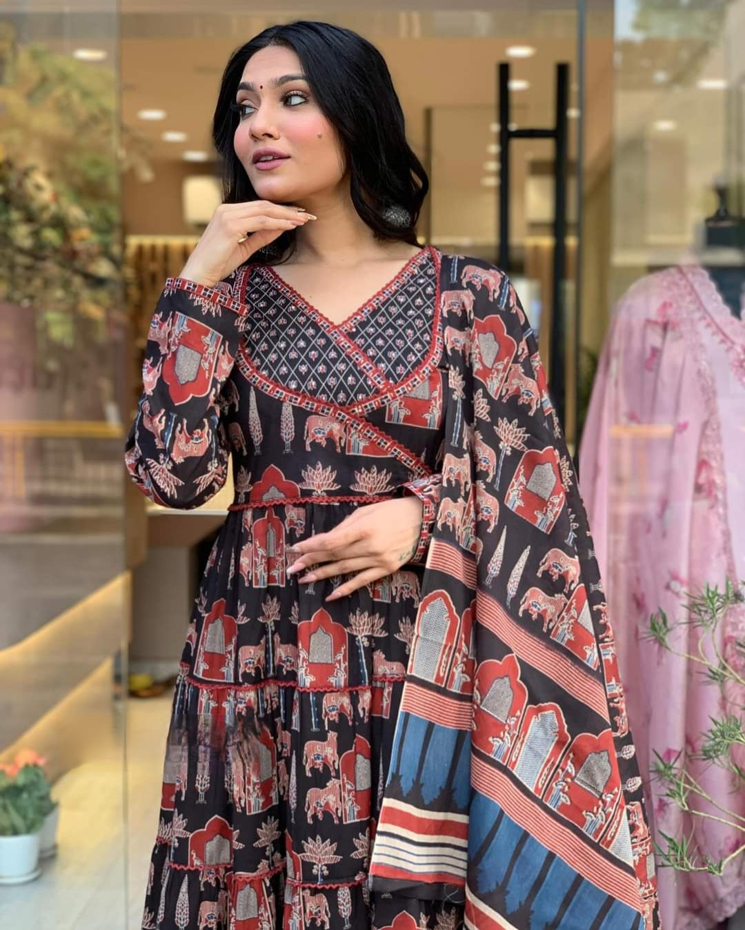 WOMEN BRIDAL ANARKALI KURTA SET