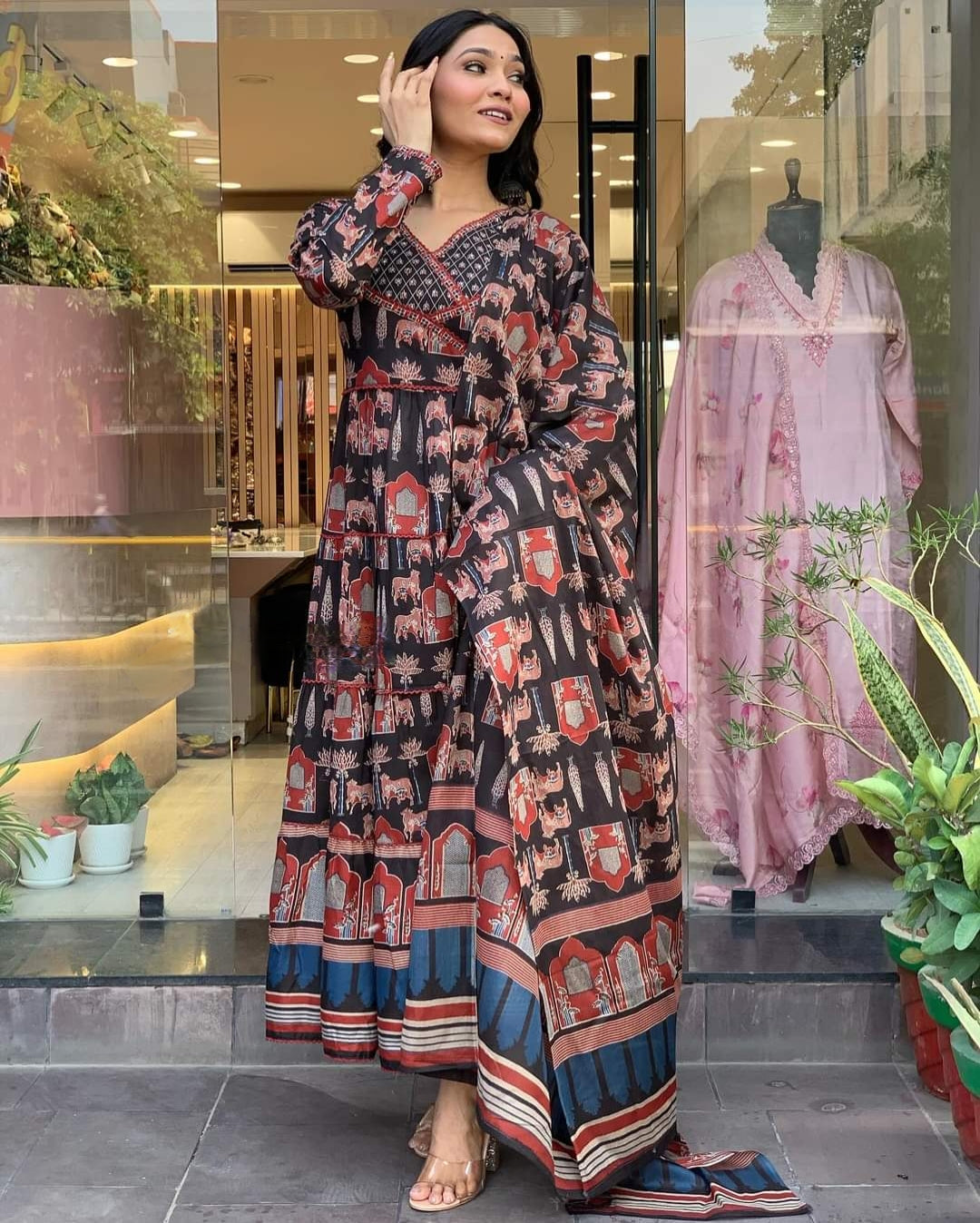 WOMEN BRIDAL ANARKALI KURTA SET