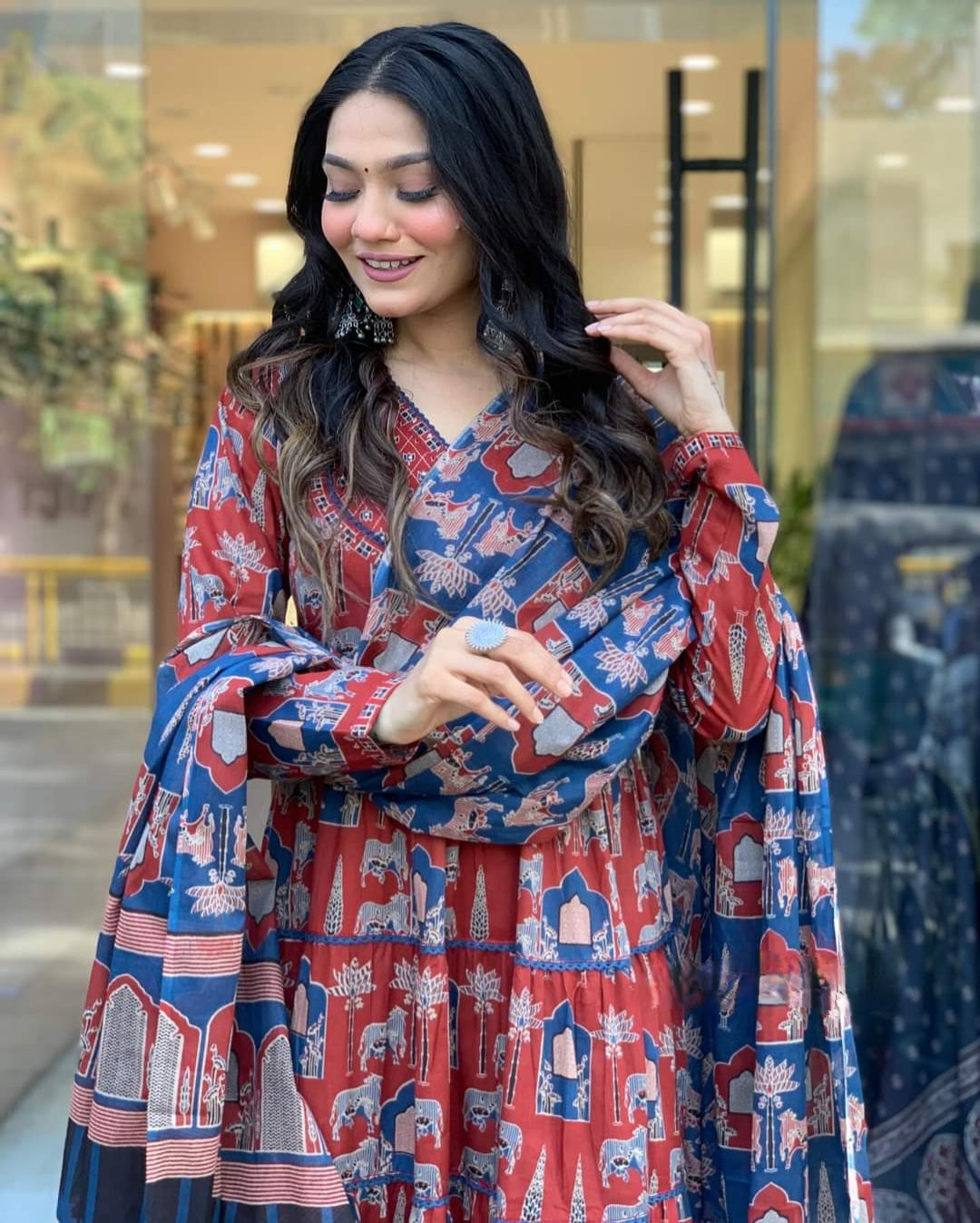 WOMEN ANARKALI KURTA SET