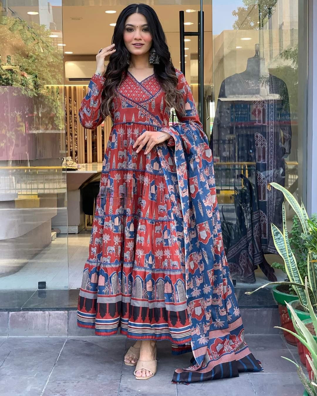 WOMEN ANARKALI KURTA SET