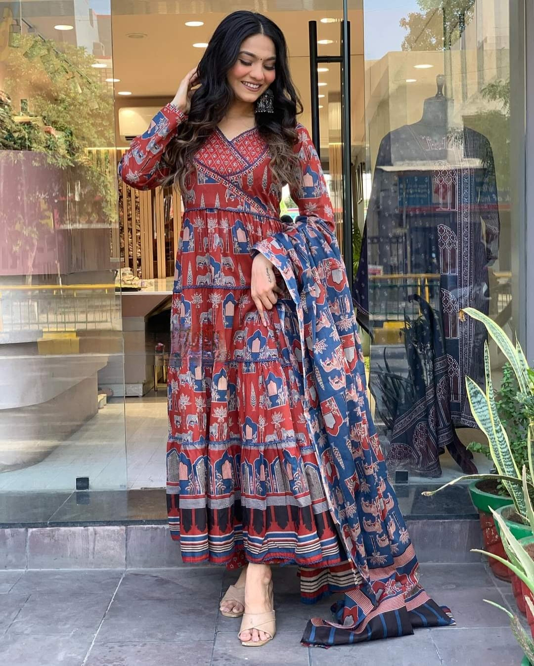 WOMEN ANARKALI KURTA SET