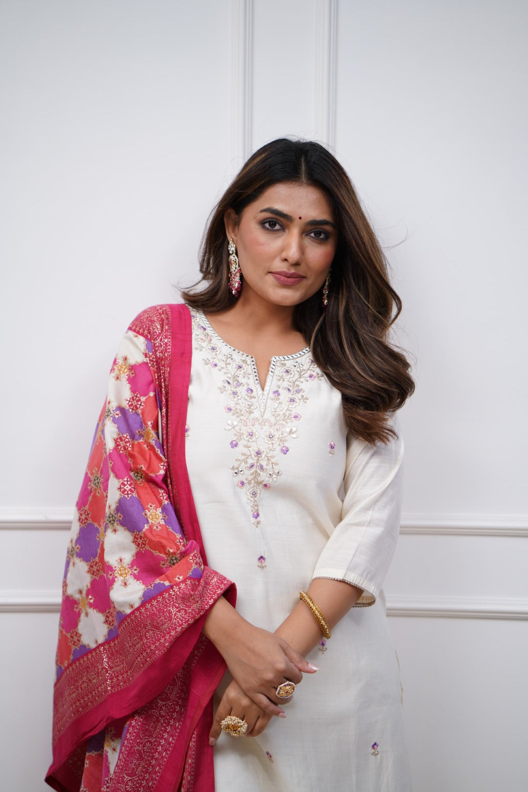 WOMEN ASYMMETRIC KURTA SET