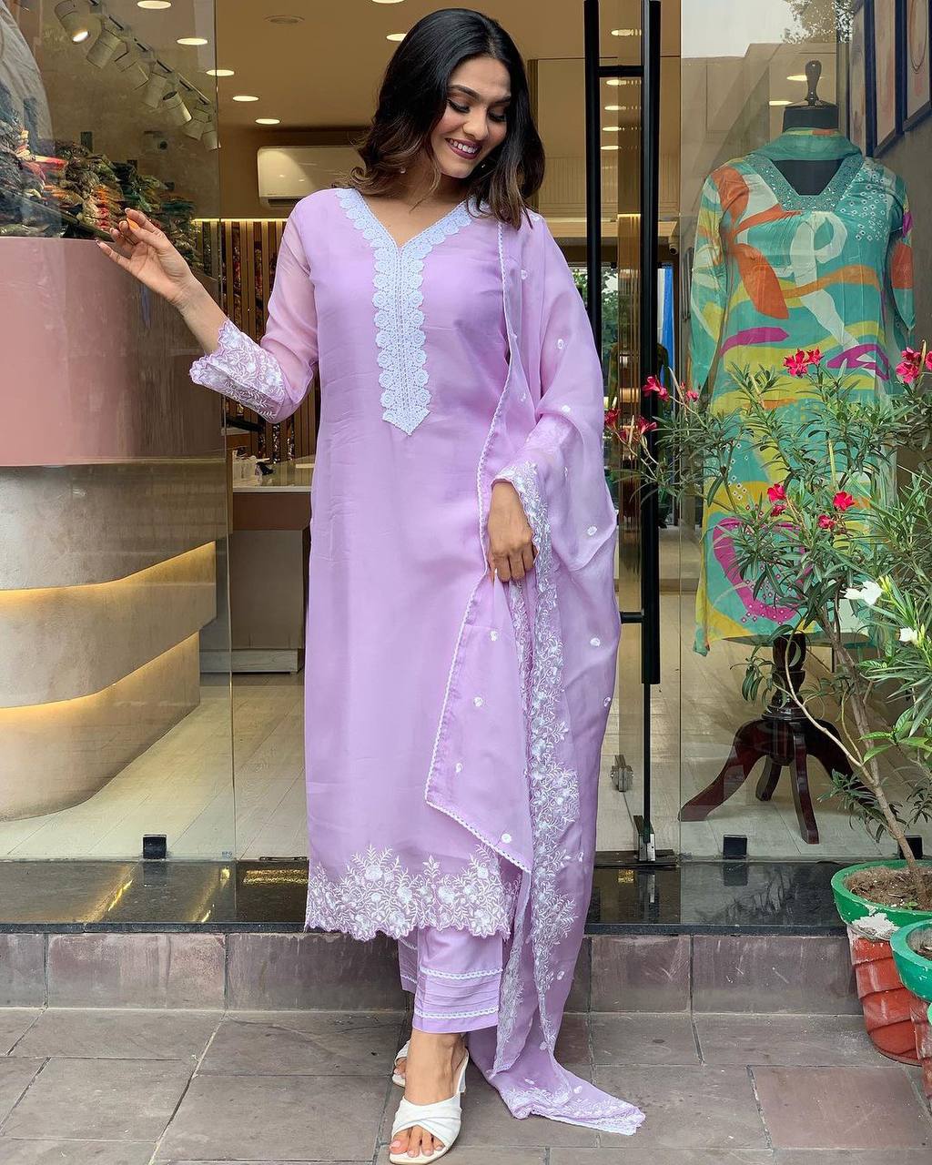 WOMEN LAYERED KURTA SET