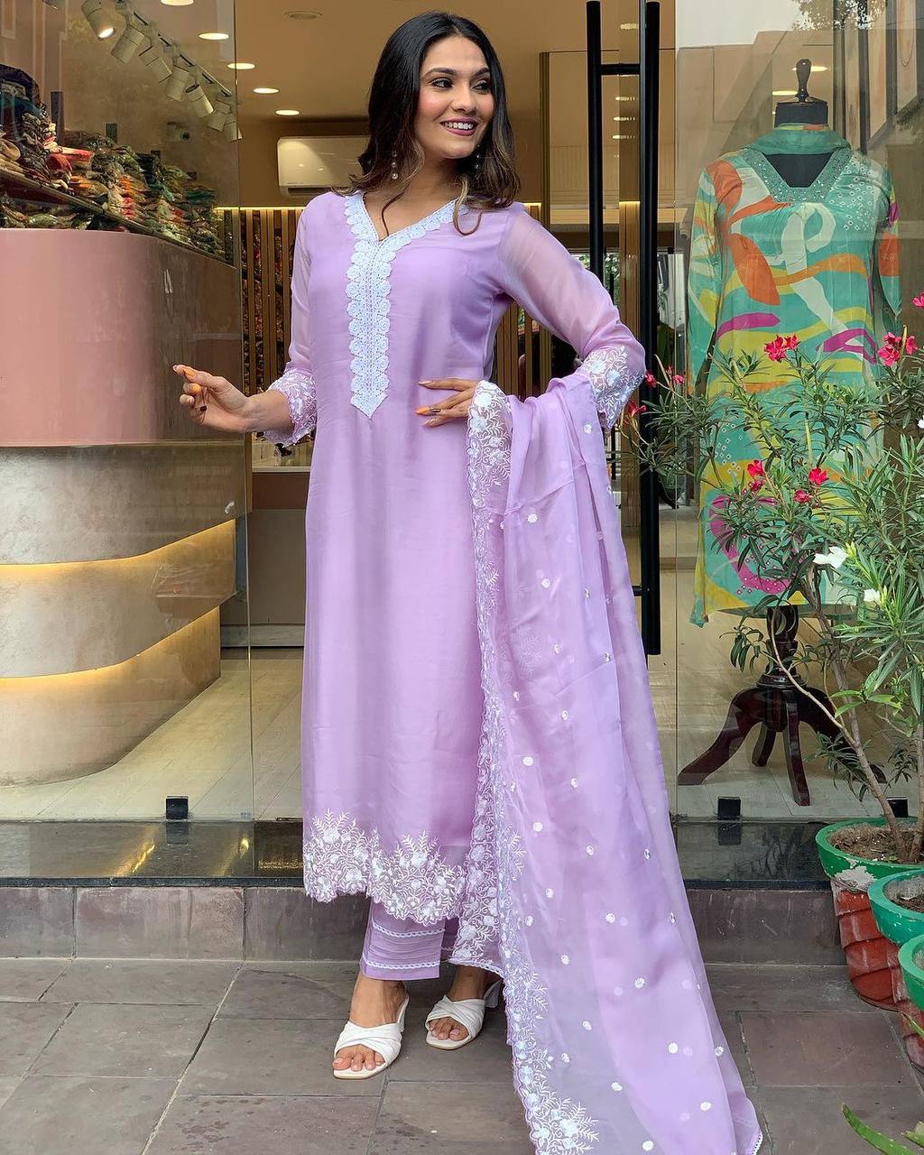 WOMEN LAYERED KURTA SET