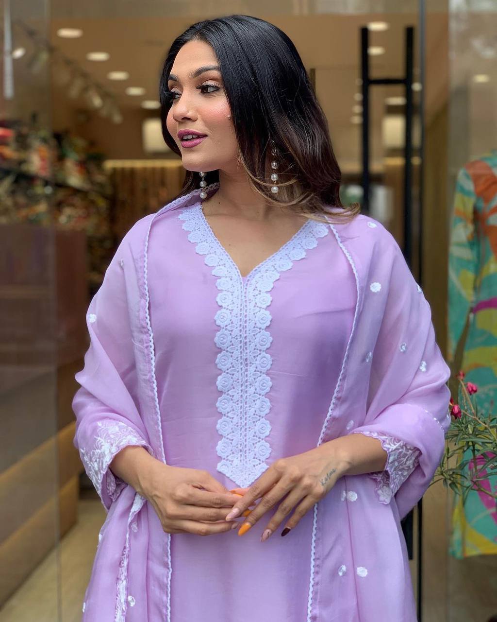 WOMEN LAYERED KURTA SET