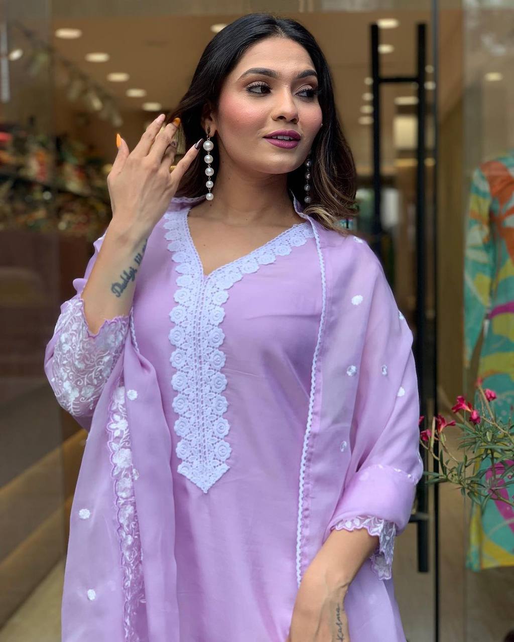 WOMEN LAYERED KURTA SET