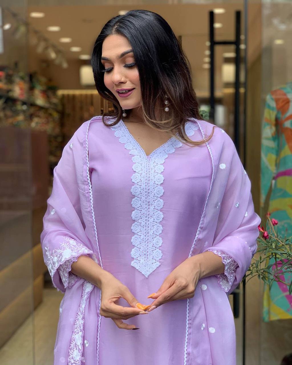 WOMEN LAYERED KURTA SET