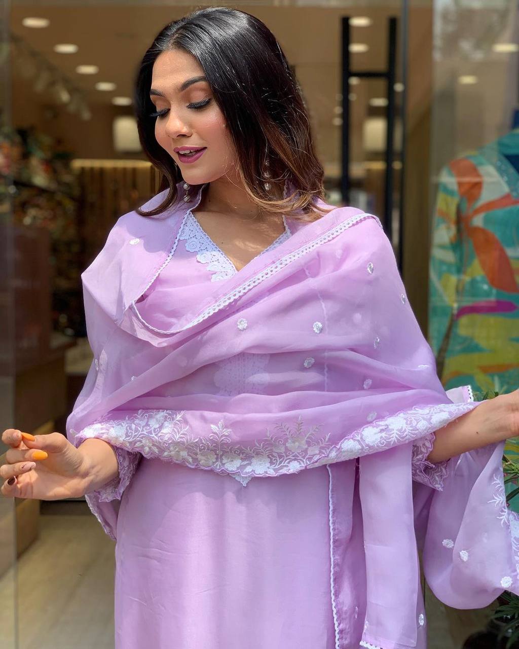 WOMEN LAYERED KURTA SET