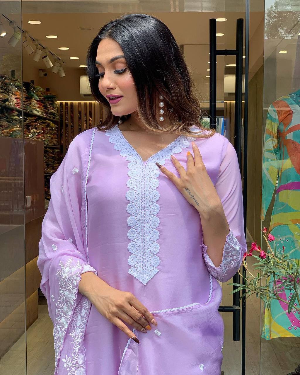 WOMEN LAYERED KURTA SET