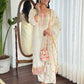 WOMEN ANARKALI MIRROR WORK KURTA SET