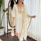 WOMEN ANARKALI MIRROR WORK KURTA SET