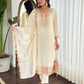 WOMEN ANARKALI MIRROR WORK KURTA SET