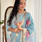 WOMEN LEHERIYA KURTA SET