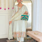 WOMEN EMBROIDERED STRAIGHT KURTA SET